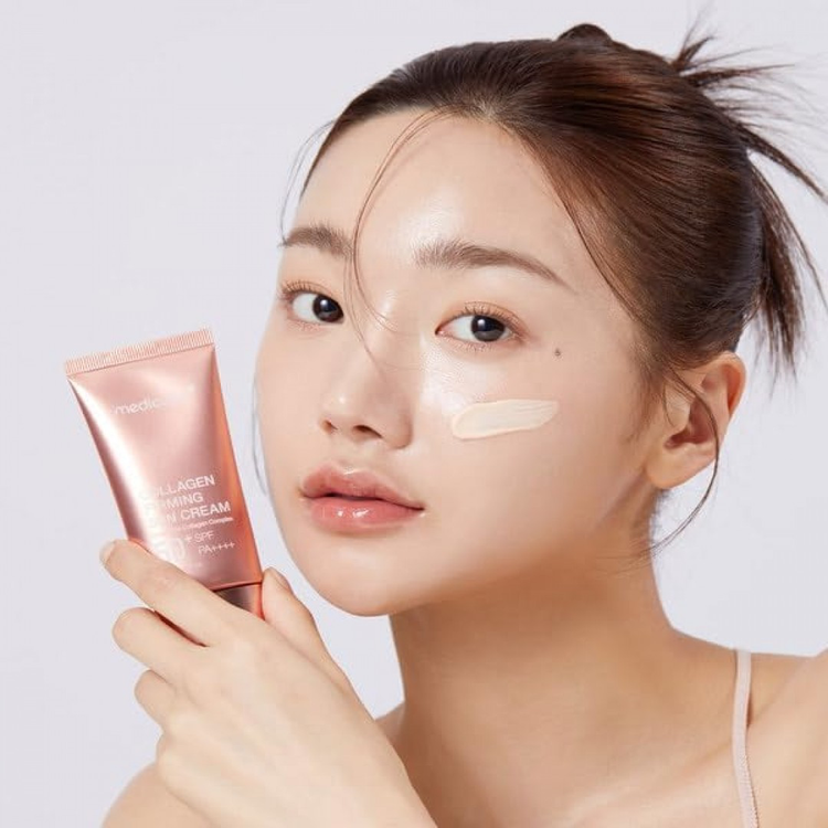 ضدآفتاب کلاژن و روشن کننده spf 50 مدی کیوب حجم 50 میلی لیتر