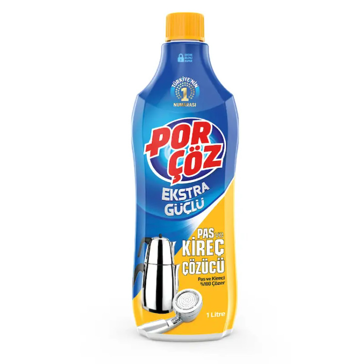 مایع جرم گیر لوازم خانگی پورچوز حجم 1000ml