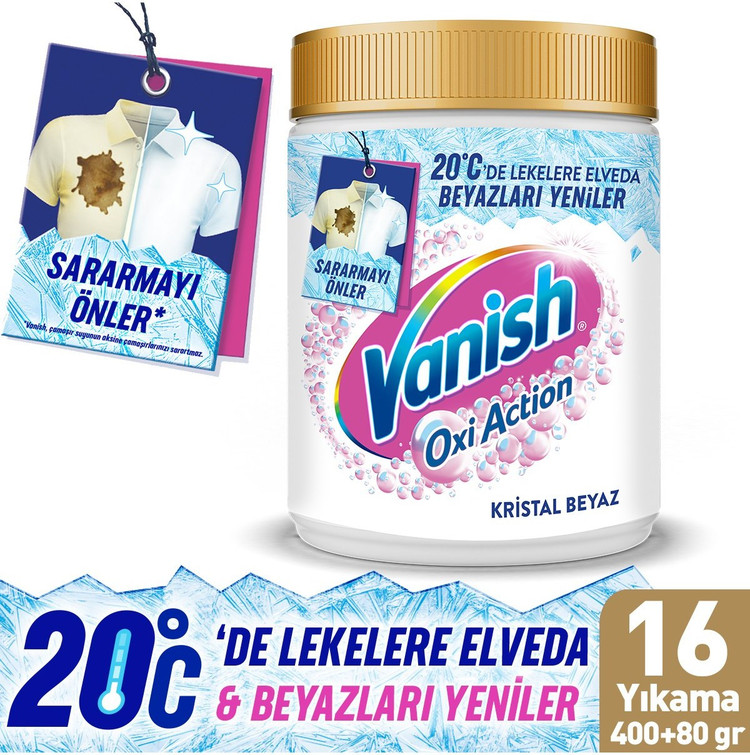 پودر لکه بر ونیش vanish مدل oxi action وزن 480 گرم