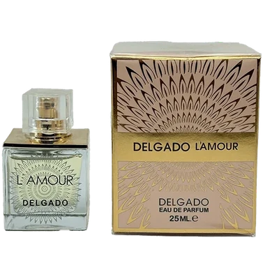 ادوپرفیوم مینیاتوری زنانه دلگادو مدل Lalique L’Amour حجم 25 میلی‌لیتر