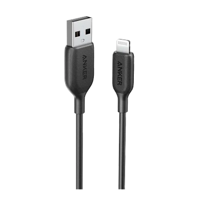 کابل USB-A به لایتنینگ انکر مدل A8812 طول 90 سانتی‌‌متر