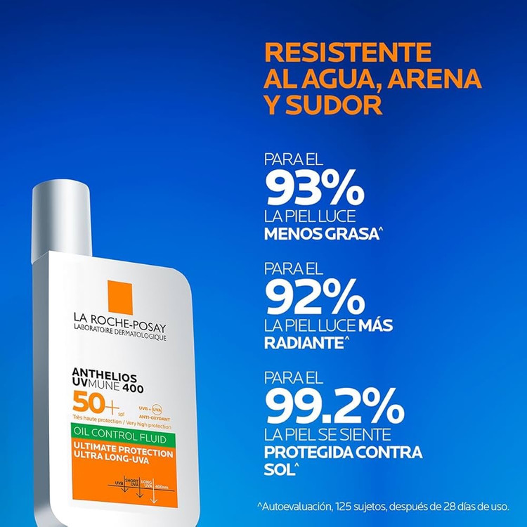 ضد آفتاب لاروش پوزای مدل Anthelios UVMUNE 400 حجم 50 میل SPF 50 کنترل چربی