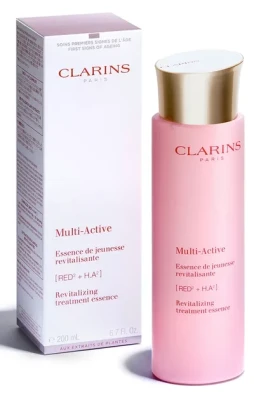 تونر و اسنس جوانساز پوست کلارنس مدل Multi-Active Treatment Essence حجم 200 میل