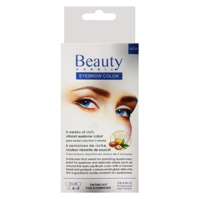 کیت رنگ ابرو بیوتی شماره BO6حجم 20 میلی لیتر رنگ عسلی
