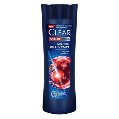 شامپو ضد شوره و حالت دهنده کلیر مردانه حاوی کافئین CLEARحجم 330 میل