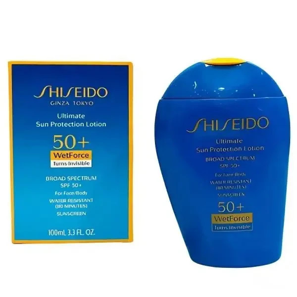 ضد آفتاب لوشن شیسیدو انواع پوست spf50 حجم 100میل