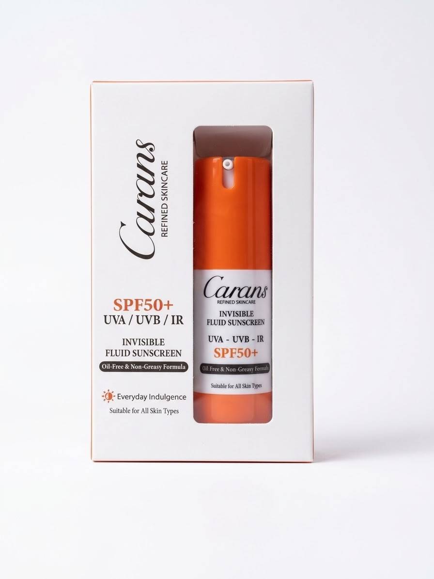 کرم ضد آفتاب فیوژن واتر SPF50 بی رنگ انواع پوست کارانس حجم 35 میل